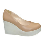 Pantofi Dama Piele Naturala Taupe Sandy 1422-6