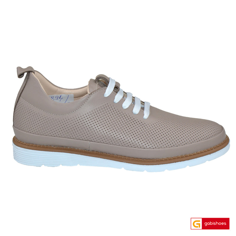 Pantofi Sport Dama Piele Naturala Taupe Gabinna 1894-2