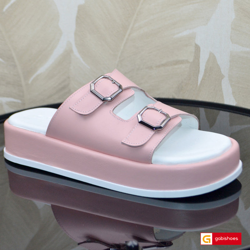 Sandale Piele Naturala Alba Lorena 3942-4