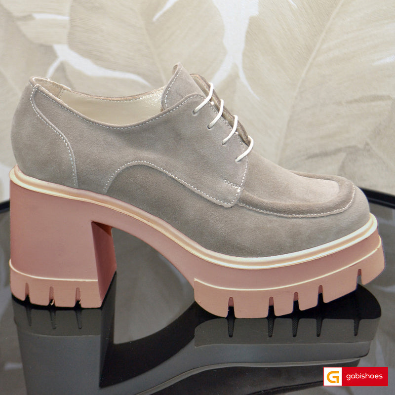 Pantofi Dama Piele Naturala Taupe Gabinna 3189-8