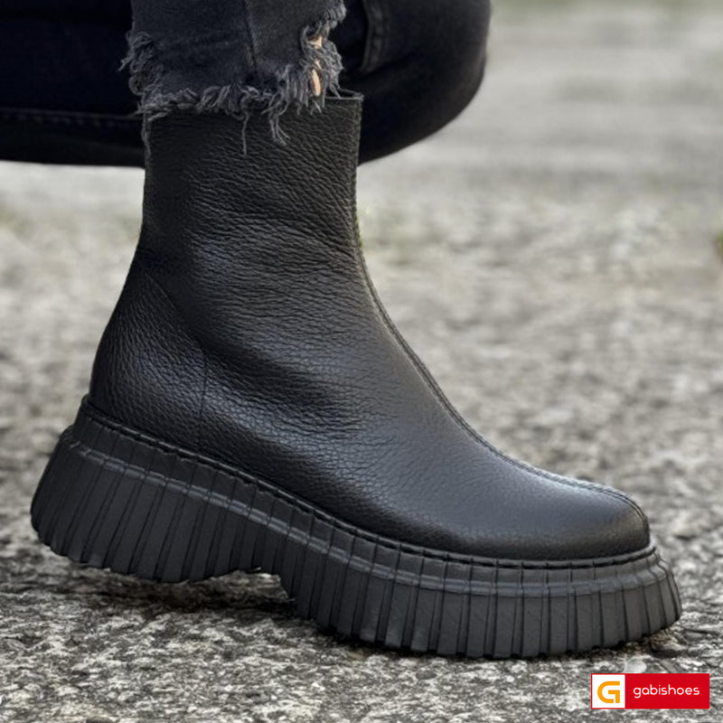 Ghete Dama  Piele Naturala Gabinna 7001-10