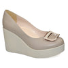 Pantofi Dama Piele Naturala Taupe Sandy 1422-20