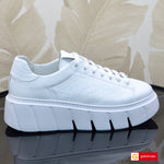 Pantofi Sport Piele Naturala Alba Lorena 3999-1
