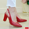 Sandale Dama Office Piele Naturala Rosie Lorena 3720-2