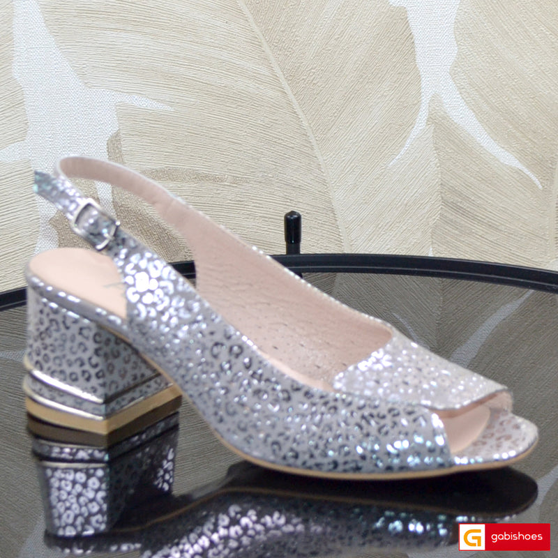 Sandale Dama Office Piele Naturala Taupe Gabinna 1590