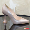 Pantofi Office Dama Piele Naturala Taupe Sidef Lorena 1478-14