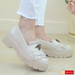 Pantofi Sport Piele Naturala Bej Gabinna 3726-1