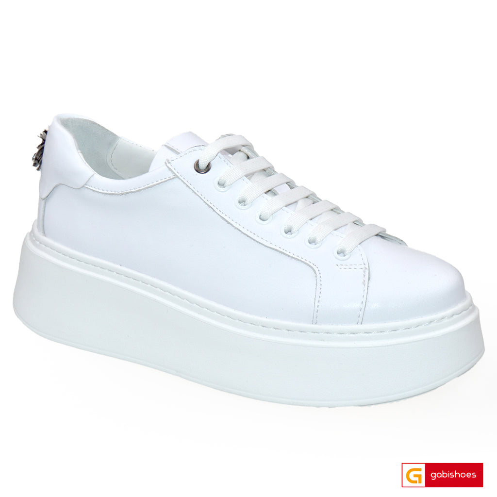 Pantofi Sport Dama Piele Naturala Alba Lorena 3606-1