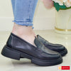 Pantofi Casual Piele Naturala Neagra Gabinna 3724-3