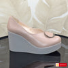 Pantofi Dama Piele Naturala Taupe Lorena 1312-11