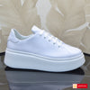 Pantofi Sport Piele Naturala Alba Gabinna 1231-1