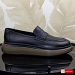 Pantofi Sport Piele Naturala Neagra Gabriel 4000-1