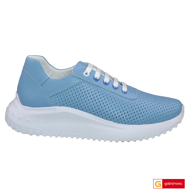 Pantofi Sport Piele Naturala Blue Gabinna 3834-2