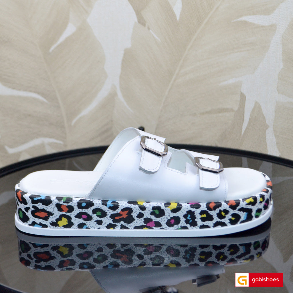 Sandale Piele Naturala Alba Lorena 3942-1