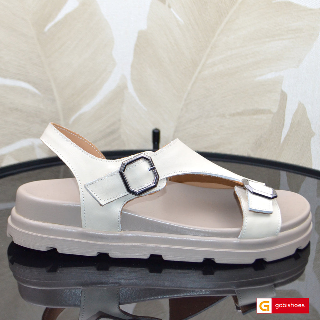 Sandale Piele Naturala Taupe Lorena 3948-2