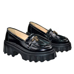 Pantofi Casual Dama Piele Naturala Negra Lorena 3502-1