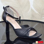 Sandale Dama Office Piele Naturala Neagra Lorena 281