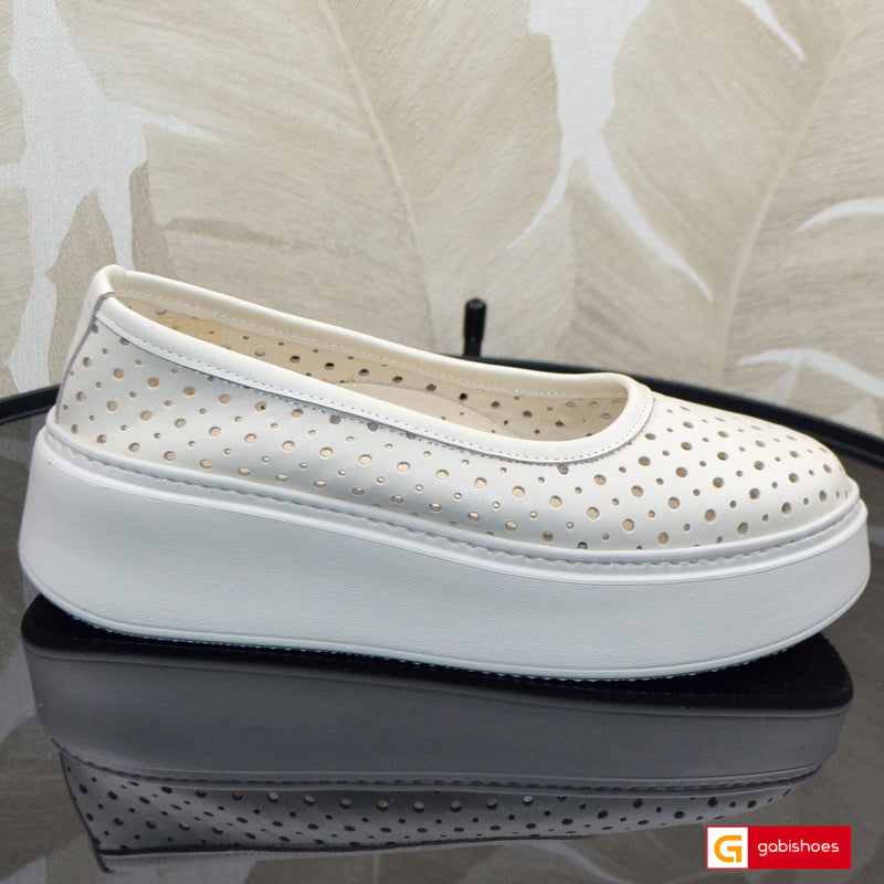 Balerini Piele Naturala Bej Gabriela 3901-4