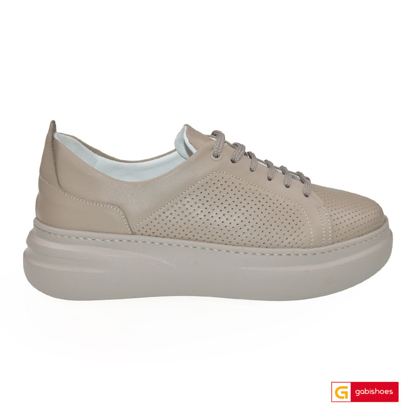 Pantofi Sport Piele Naturala Neagra Lorena 3899-1