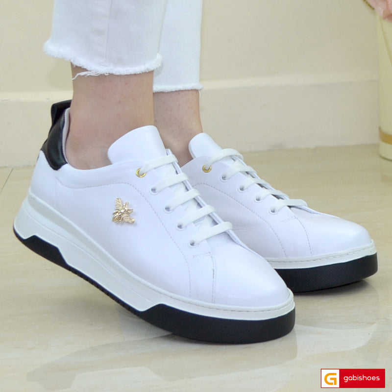 Pantofi Sport Dama Piele Naturala Alba Lorena 3379-5