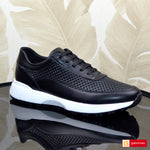 Pantofi Sport Piele Naturala Neagra Gabriel 3952-5 P