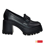 Pantofi Casual Dama Piele Naturala Neagra Lorena 3677-6