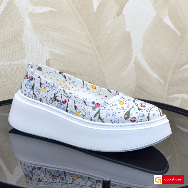 Balerini Piele Naturala Multicolora Gabriela 3901-6