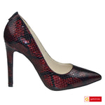 Pantofi Office Piele Naturala Bordo Gagriela 374-5