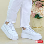 Pantofi Sport Piele Naturala Alba Lorena 4083-1