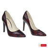 Pantofi Office Piele Naturala Bordo Gagriela 374-5