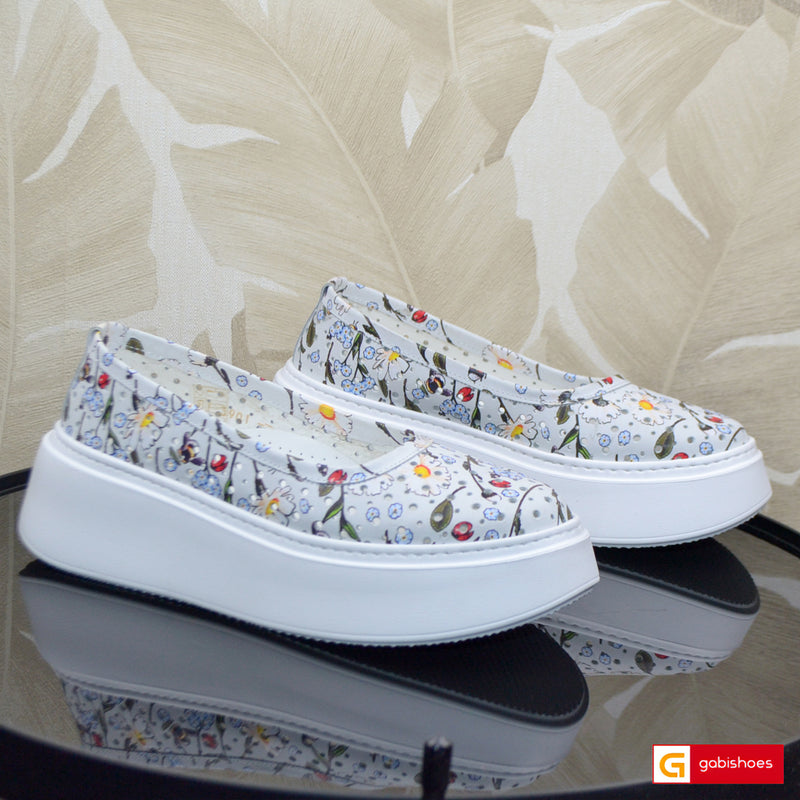 Balerini Piele Naturala Multicolora Gabriela 3901-6
