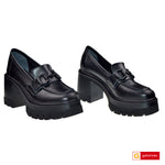 Pantofi Casual Dama Piele Naturala Neagra Lorena 3677-6