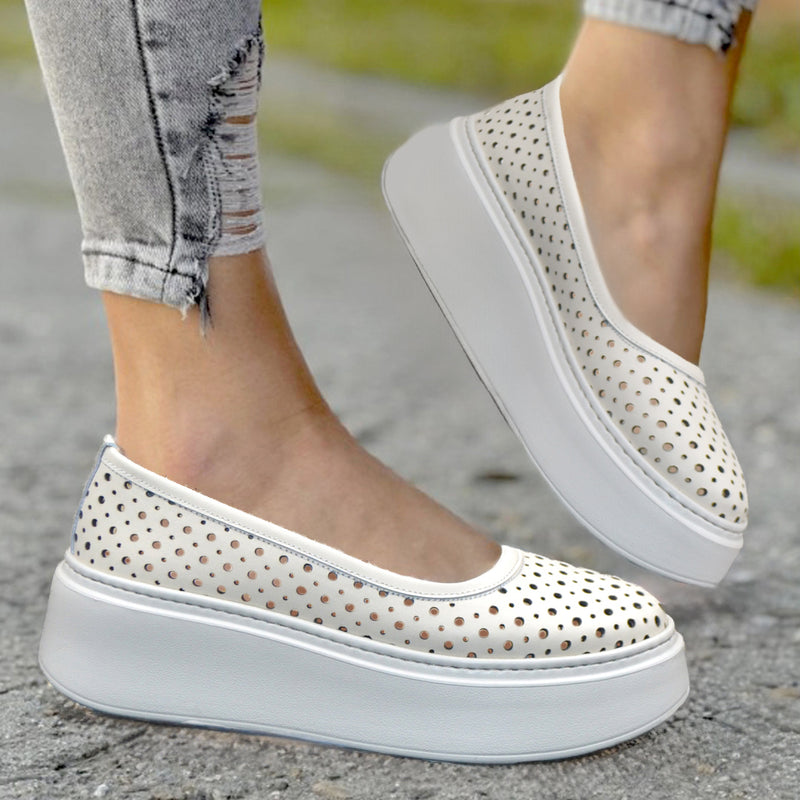 Balerini Piele Naturala Bej Gabriela 3901-4