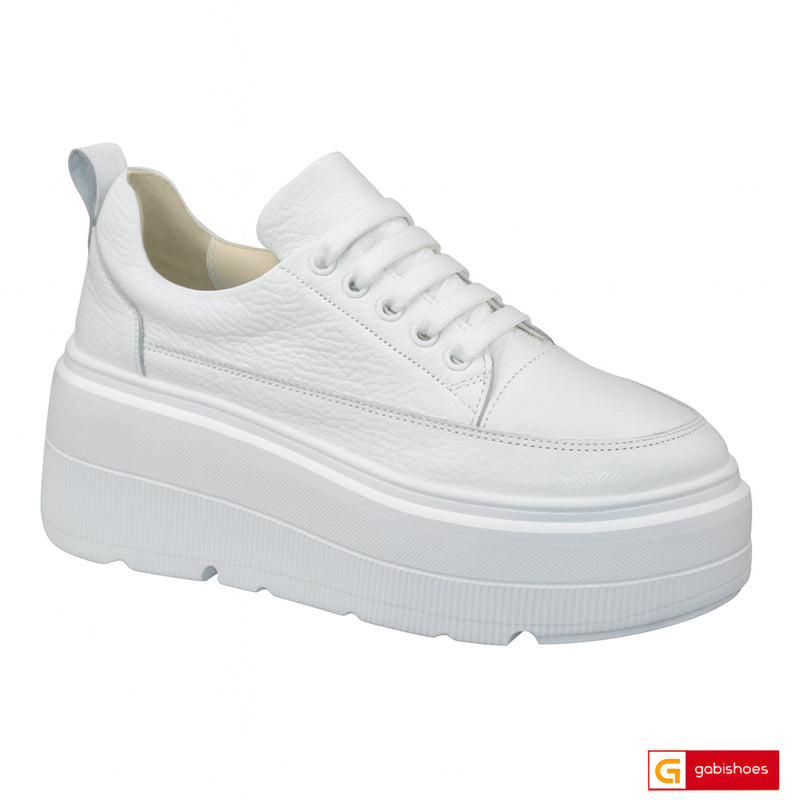 Pantofi Sport Piele Naturala Alba Lorena 4100-2