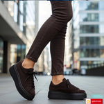 Pantofi Sport Piele Naturala Intoarsa Maro Lorena 3980-8