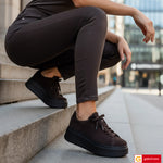 Pantofi Sport Piele Naturala Intoarsa Maro Lorena 3980-8