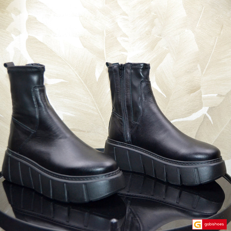 Ghete Dama Streach Piele Naturala Gabinna 4150-1 TT NEW