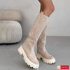 Bocanci Dama Piele Naturala Taupe Gabinna 4131-1