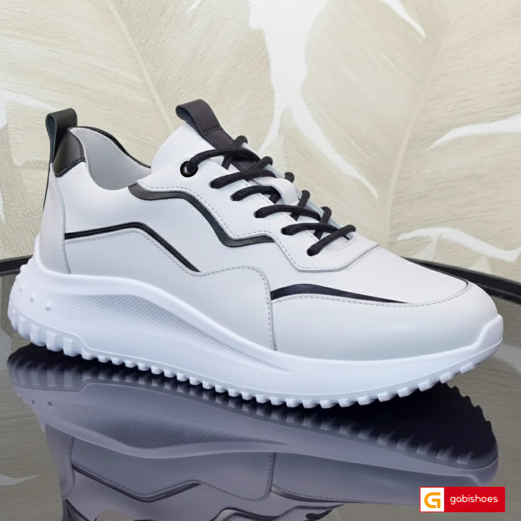 Pantofi Sport Dama Piele Alba Naturala Lorena 3689-4

Material: Piele Naturala
Culoare: Alb cu negru
Tip: Pantofi
Stil: Sport
Caracteristici Pantofi sport piele naturala alb cu negru
- Pantofi piele naturala alba sistem de inchidere cu siret&nbsp;
- Pantofi sport cu burete special extra-confort
- Talpa alba&nbsp; , brant interior cu burete special , mesina naturala&nbsp;&nbsp;
- Inaltime talpa : 4,5 cm&nbsp;
- Schimb gratuit
*Masuratori realizate pentru marimea 37.

Pantofii&nbsp;sunt confectionatii din pie