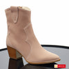 Ghete Dama Piele Naturala Taupe Sandy 3664-5