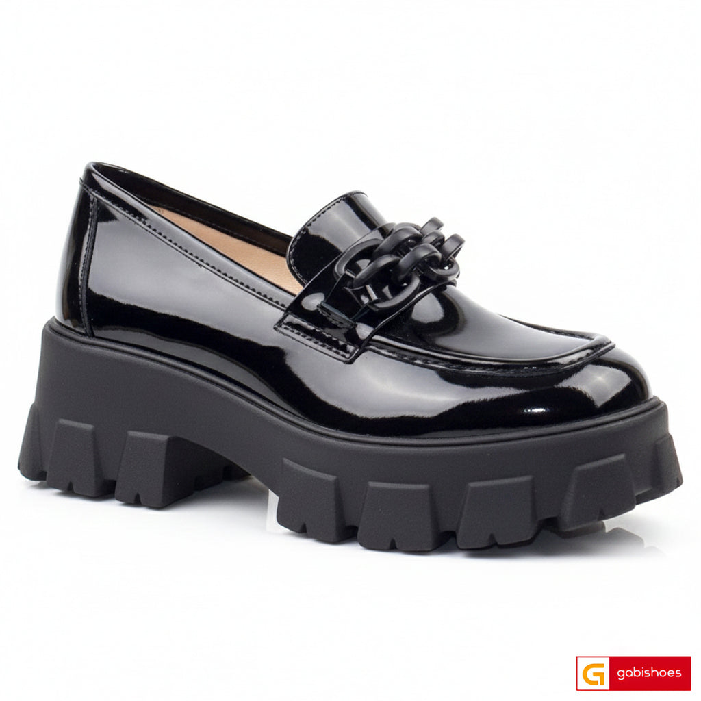 Material: Piele Naturala Lacuita
Culoare: Neagra
Tip: Pantofi&nbsp;
Stil: Casual

- Pantofi piele naturala neagra
- Pantofi cu ornament&nbsp;
- Talpa neagra&nbsp;
- Interior brant cu burete special, mesina naturala&nbsp;
- Talpa inaltime 7.5 cm toc, talpa usoara
- Schimb&nbsp; gratuit
33=21.8 "34=22,3 cm: 35 = 23 cm; 36 = 23,8cm; 37 = 24,5cm; 38 = 25,2 cm; 39 = 25,9cm; 40 = 26,6 cm
* Masuratori realizează pentru marimea 37