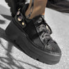 Pantofi Sport Piele Naturala Neagra Lorena 3890-3