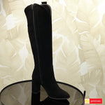 Cizme Cowboy Piele Naturala Intoarsa Lorena 3573-2