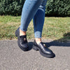 Pantofi Dama Piele Naturala Neagra Gabinna DT3072-2