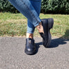 Pantofi Dama Piele Naturala Neagra Gabinna DT3072-2