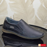 Pantofi Casual Barbat Piele Naturala Neagra 9505