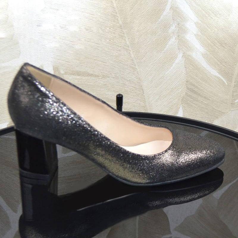 Pantofi Piele Naturala Neagra Lorena 939-9