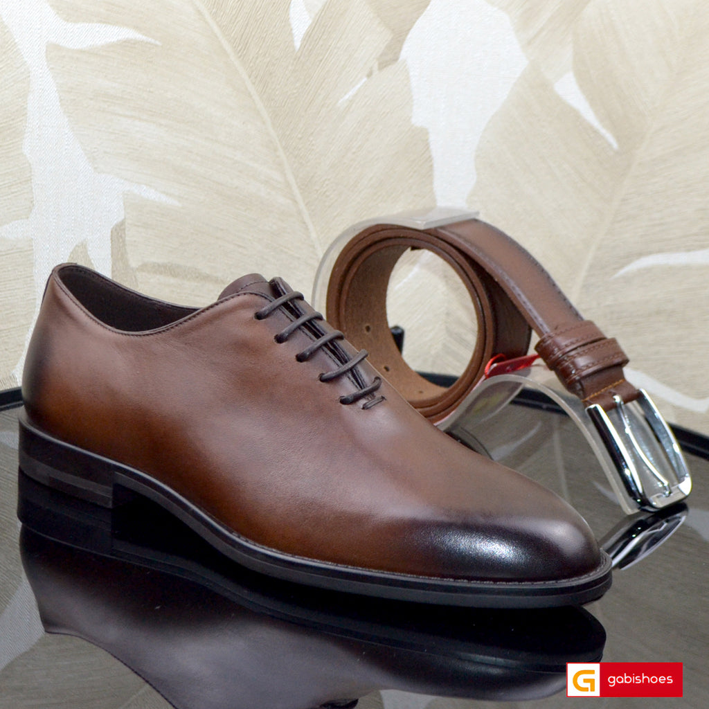 Pantofi Office Piele Naturala Maro Gabi TD7348