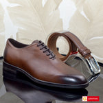 Pantofi Office Piele Naturala Maro Gabi TD7348