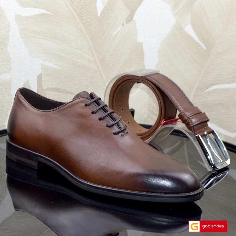 Pantofi Office Piele Naturala Maro Gabi TD7348